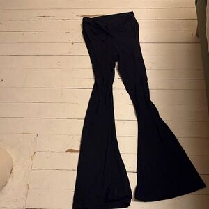 Aerie Black Flared Pants